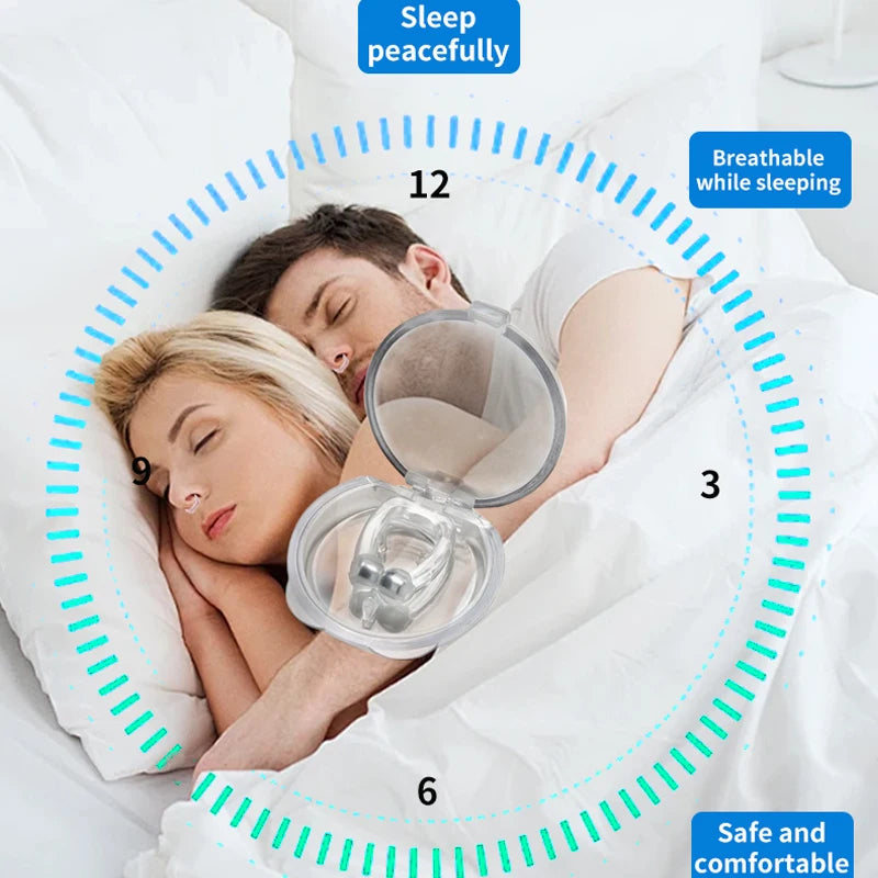 Snoring Nose Clip Device for Men Women (Snoring Stopper- Nose Clip)