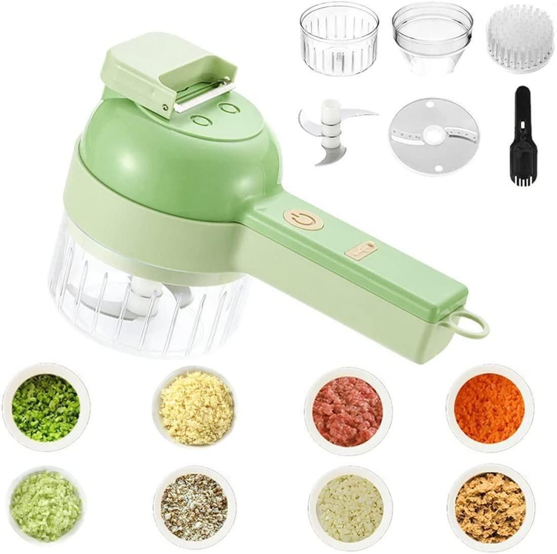 4 in 1 Portable Electric Vegetable Cutter Set(VEG CUTTER)