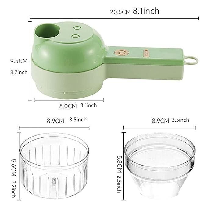 4 in 1 Portable Electric Vegetable Cutter Set(VEG CUTTER)