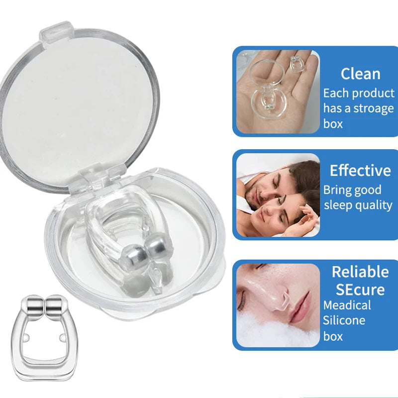 Snoring Nose Clip Device for Men Women (Snoring Stopper- Nose Clip)